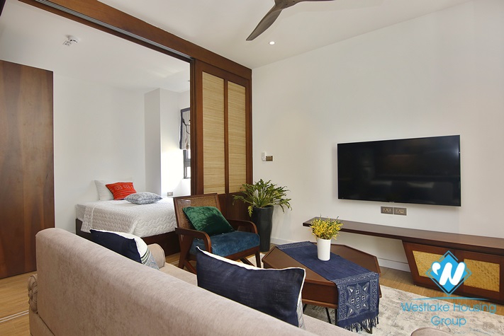 Serviced apartment for rent in Hoan Kiem District, absolutely quiet area